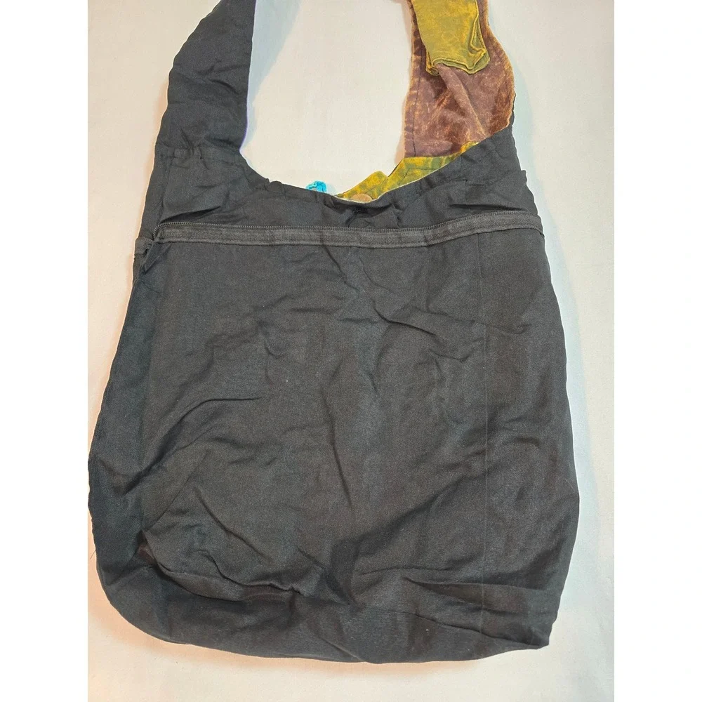 Bohemian‎ Patchwork Shoulder Bag Floral Print Cotton Handmade Nepal Kathmandu